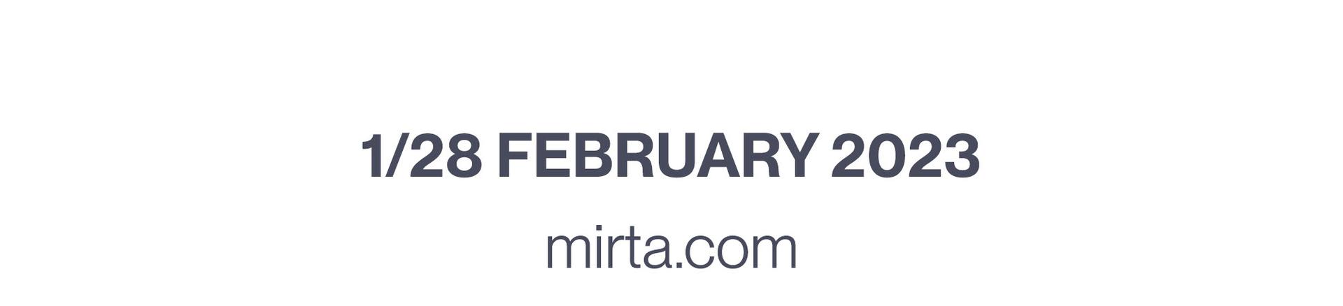 1/28 FEBRUARY 2023 on mirta.com