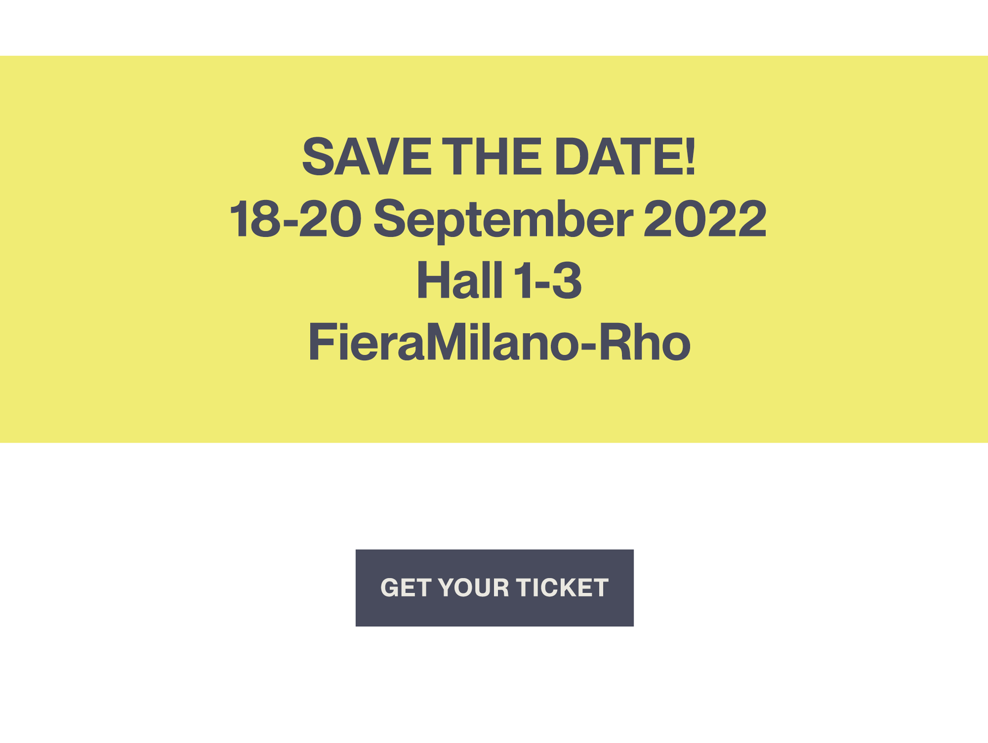 MIPEL122 SAVE THE DATE (18/20 September 2022) - HURRY UP! GET YOUR TICKET HERE